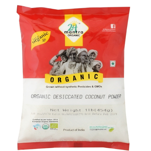 24 Mantra Organic Coconut Powder 1 Lb.