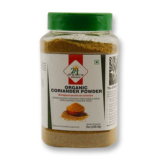 24 Mantra Organic Coriander Powder 8 Oz.