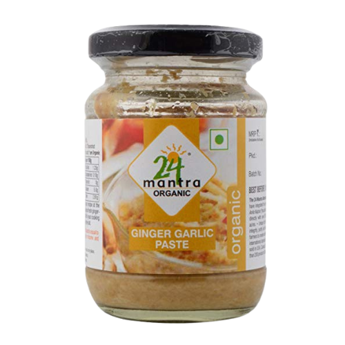 24 Mantra Organic Ginger Garlic Paste 10 Oz.