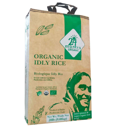 24 Mantra Organic Idli Rice 20 Lb.