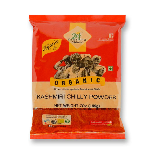 24 Mantra Organic Kashmiri Chilli Powder 200 Gm.