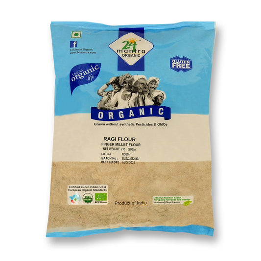 24 Mantra Organic Ragi Flour 2 Lb