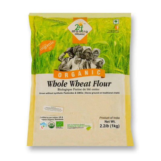 24 Mantra Organic Whole Wheat Flour 2.2 Lb.