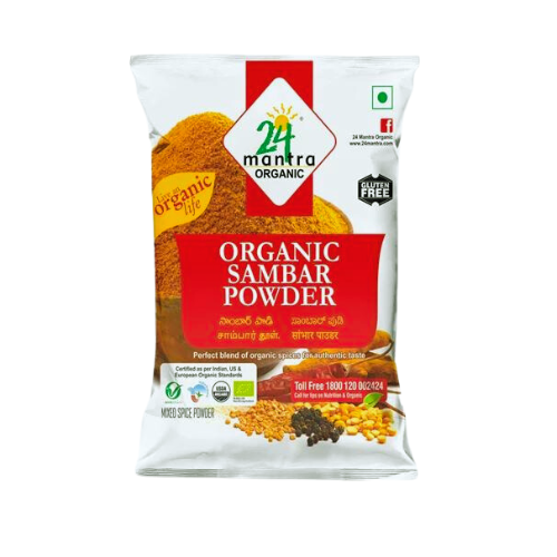 24 Mantra Organic Sambhar Powder 3.5 Oz.