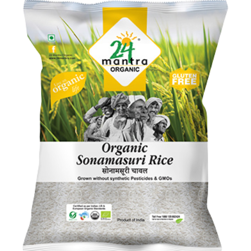 24 Mantra Organic Sona Masoori Rice 10 Lb.