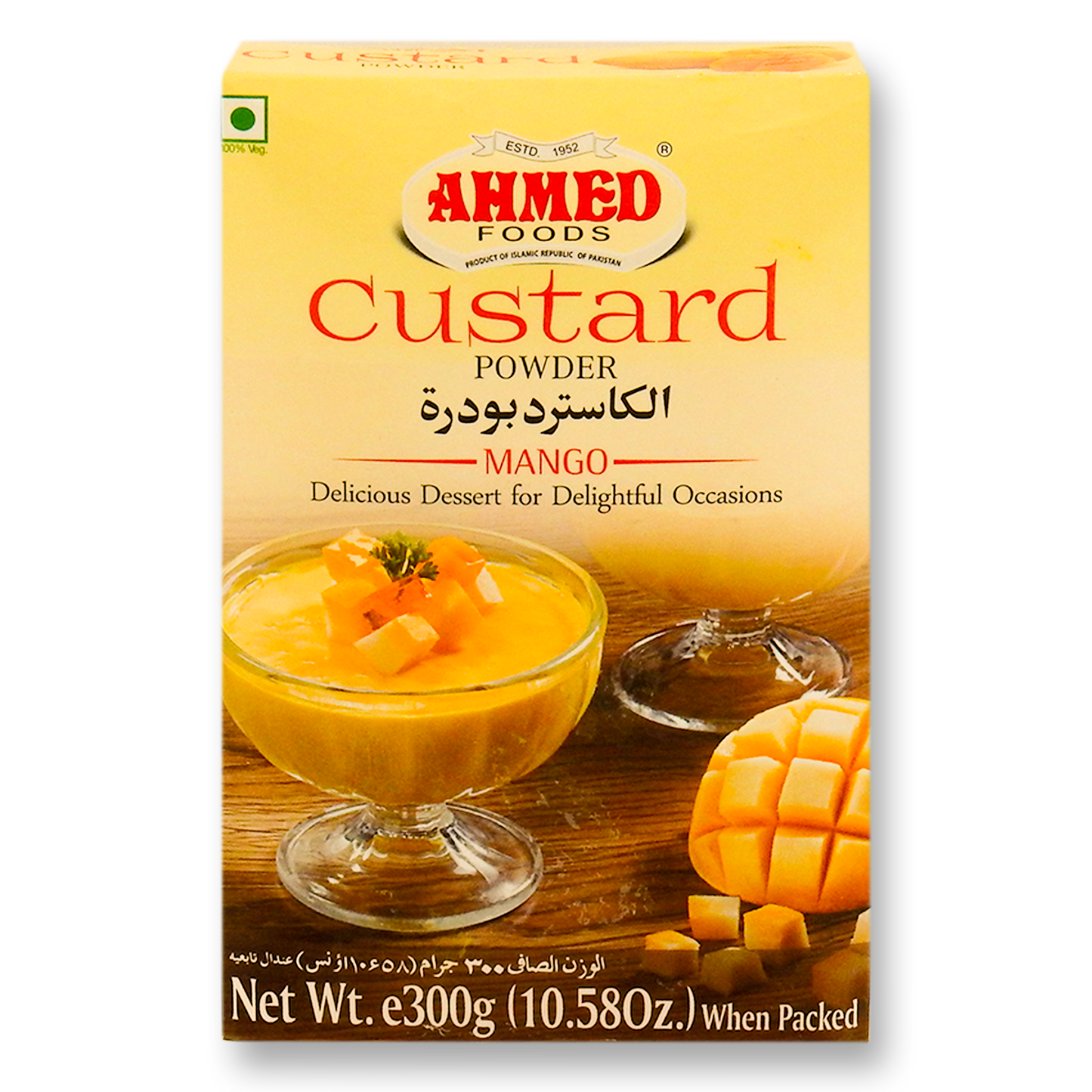 Ahmed Mango Custard Powder 300 Gm.