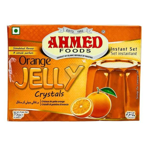 Ahmed Orange Jelly Crystals 80 Gm.