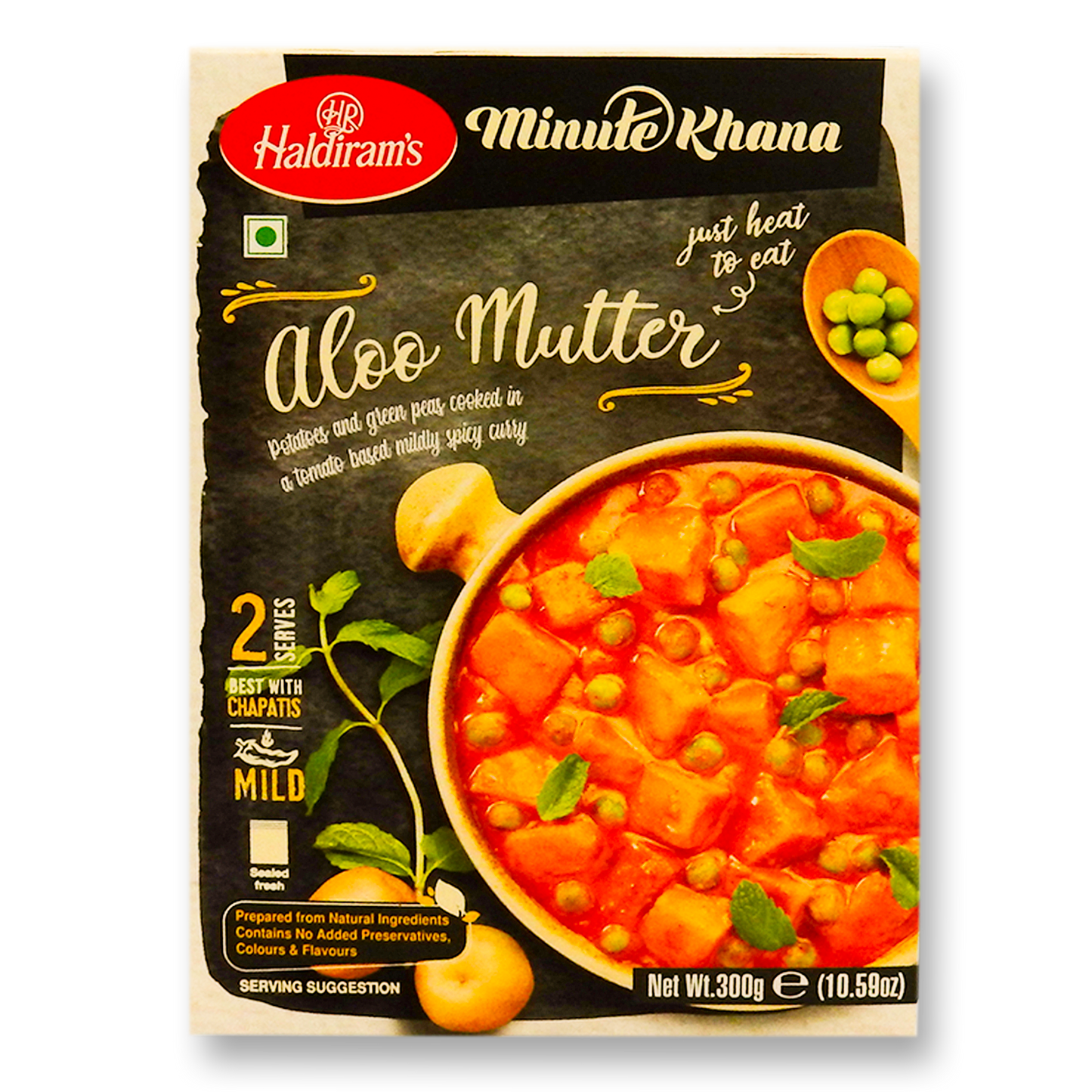 Haldiram Aloo Mutter 300 Gm.