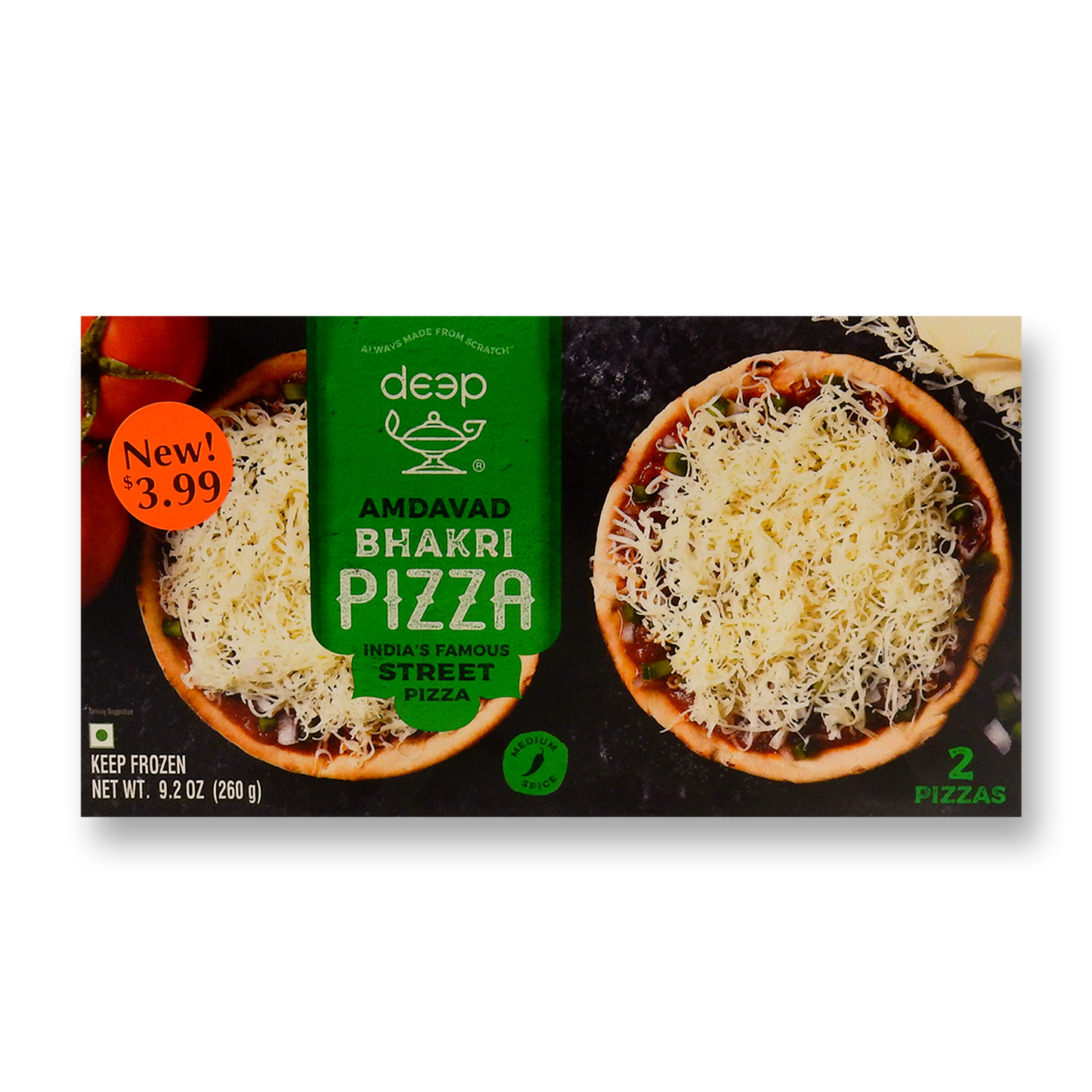 Deep Amdavad Bhakri Pizza 9.2 Oz.