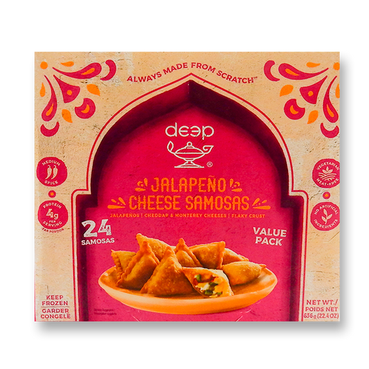 Deep Jalapeno Cheese Samosa (Frozen)