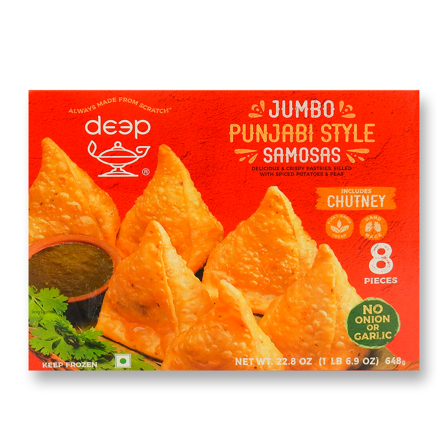 Deep Punjabi Jumbo Samosa - 8 Pc.