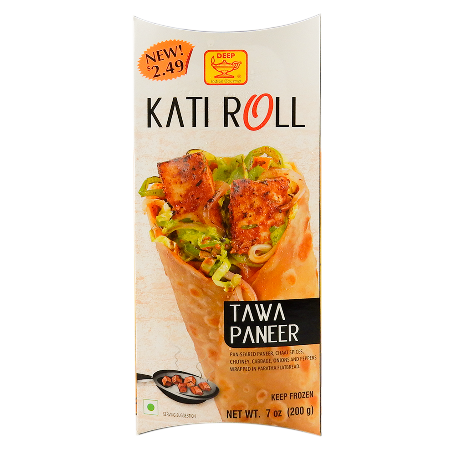 Deep Kathi Roll - Tawa Paneer