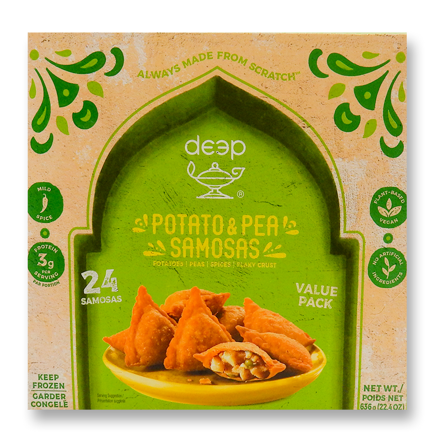 Deep Potato Peas Samosa (Frozen)