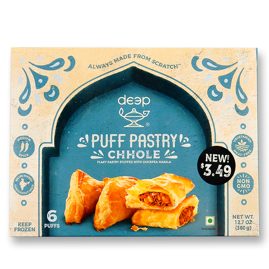 Deep Chhole Puff Pastry - 6 Pc.