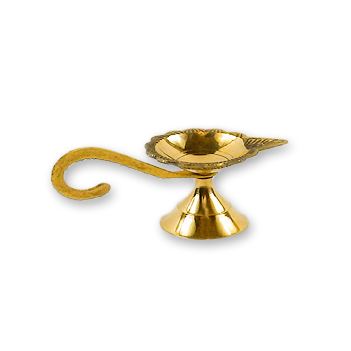 Diya Brass With Handle (Medium)