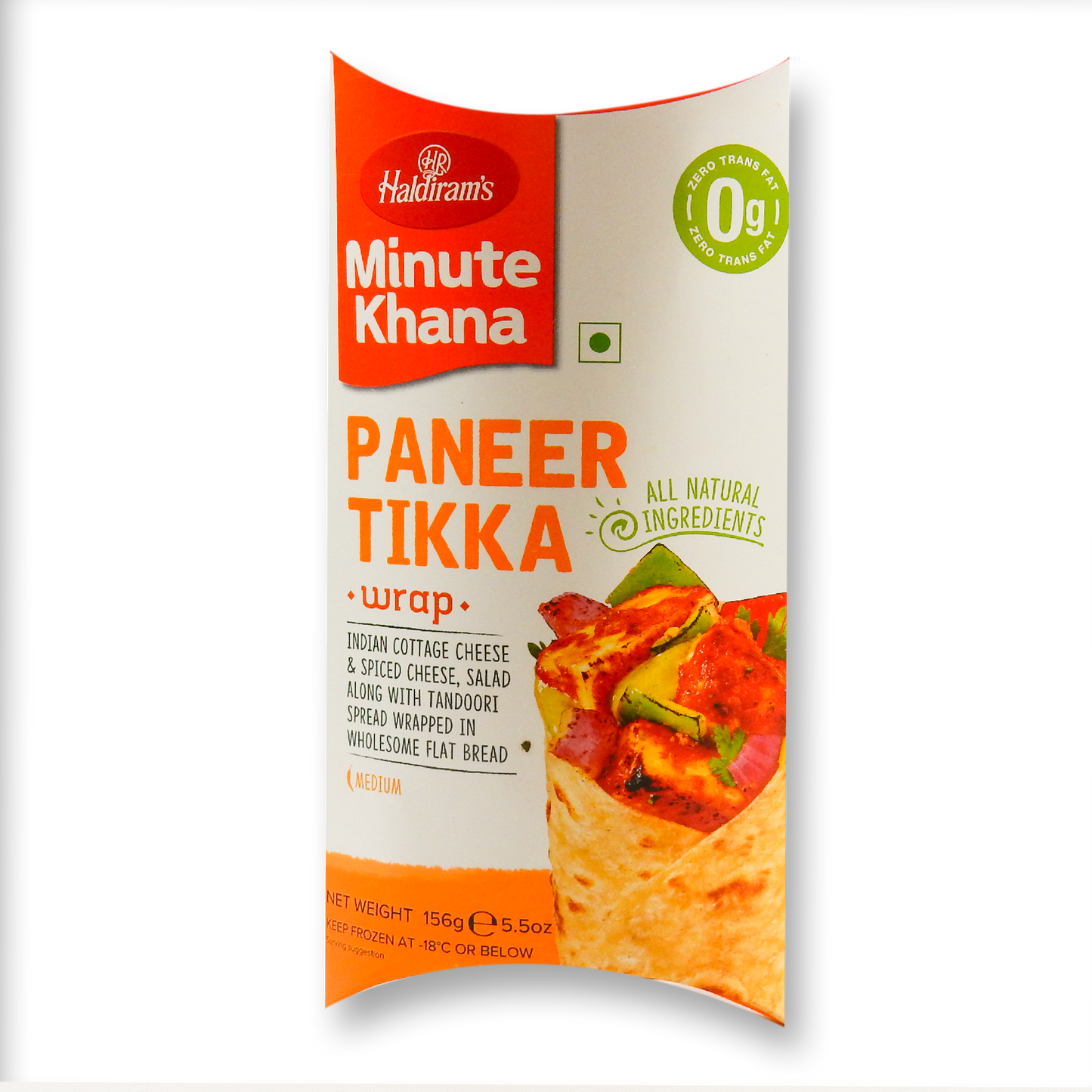 Haldiram Paneer Tikka Wrap 156 Gm.