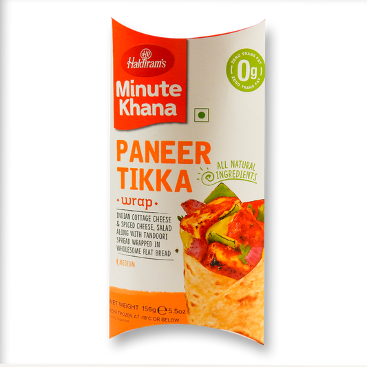 Haldiram Paneer Tikka Wrap 156 Gm.