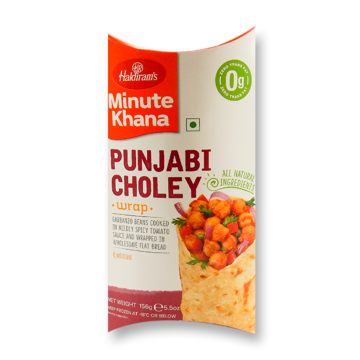 Haldiram Punjabi Choley Wrap 156 Gm.