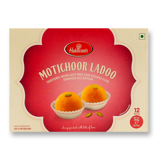 Haldiram Motichoor Laddoo (Frozen) 360 Gm.