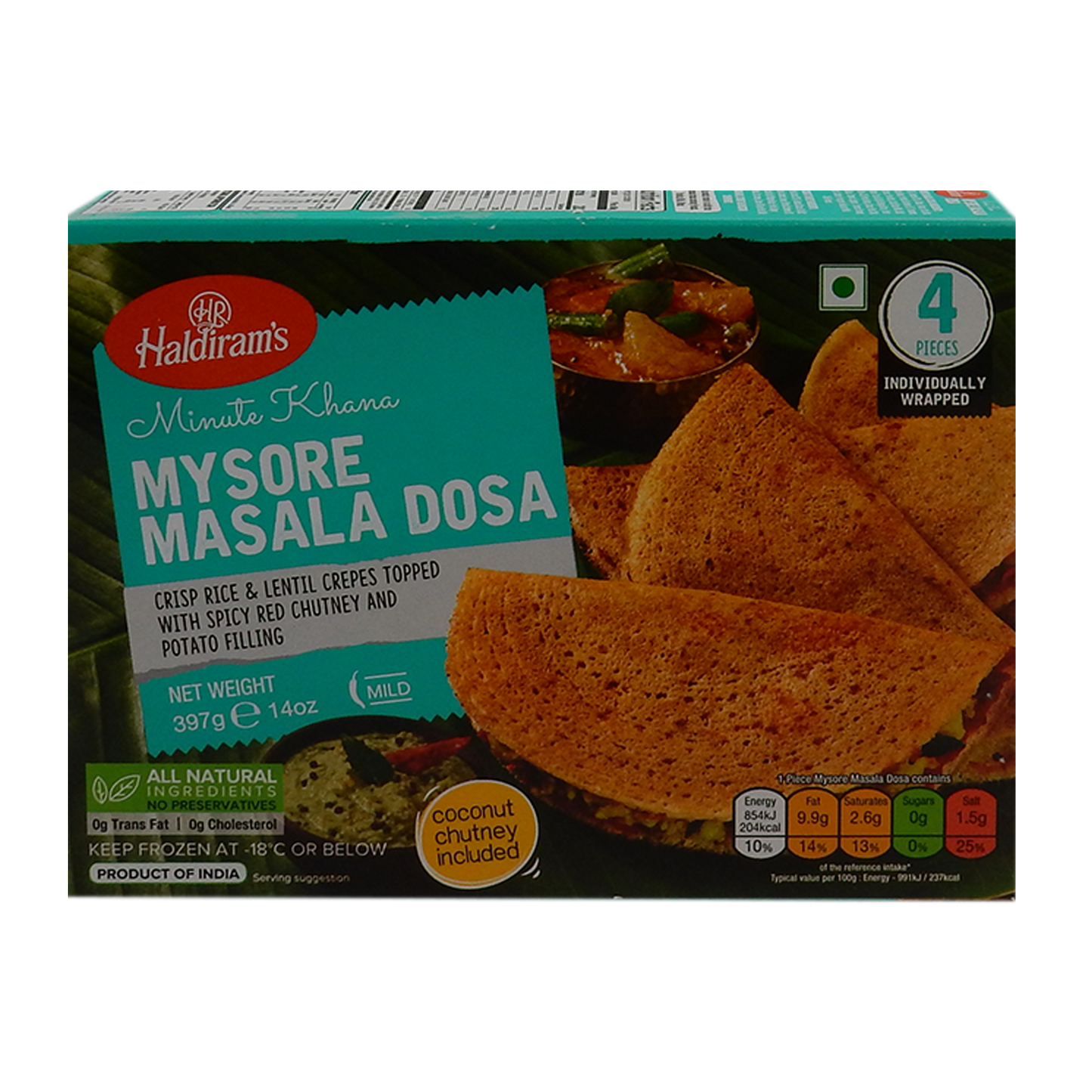 Haldiram Express Mysore Dosa - 397 Gm.