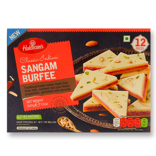 Haldiram Sangam Burfi (Frozen) 340 gm.