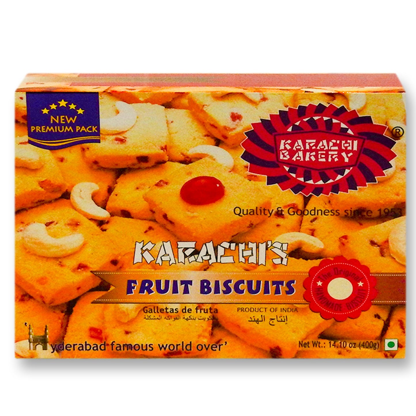 Karachi Fruit Biscuits 400 Gm.