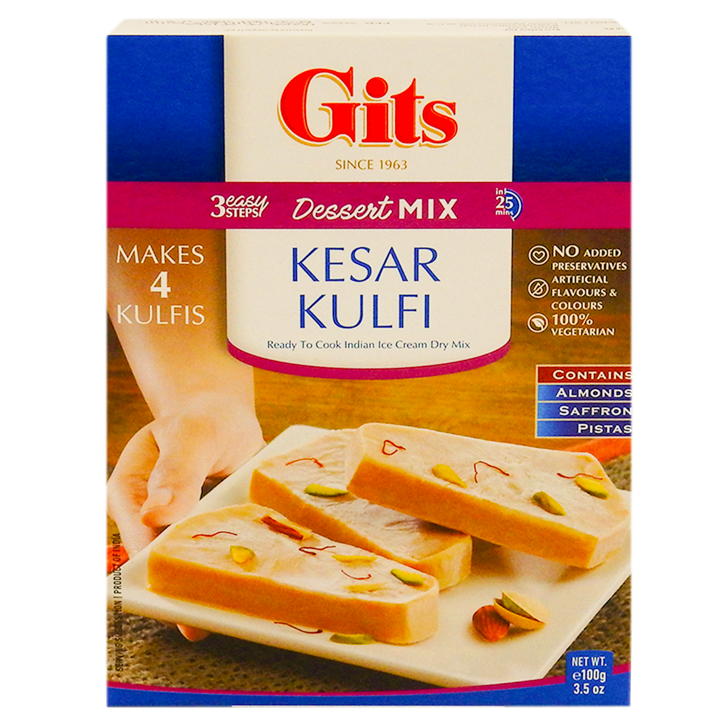 Gits Kesar Kulfi Mix 7 Oz.