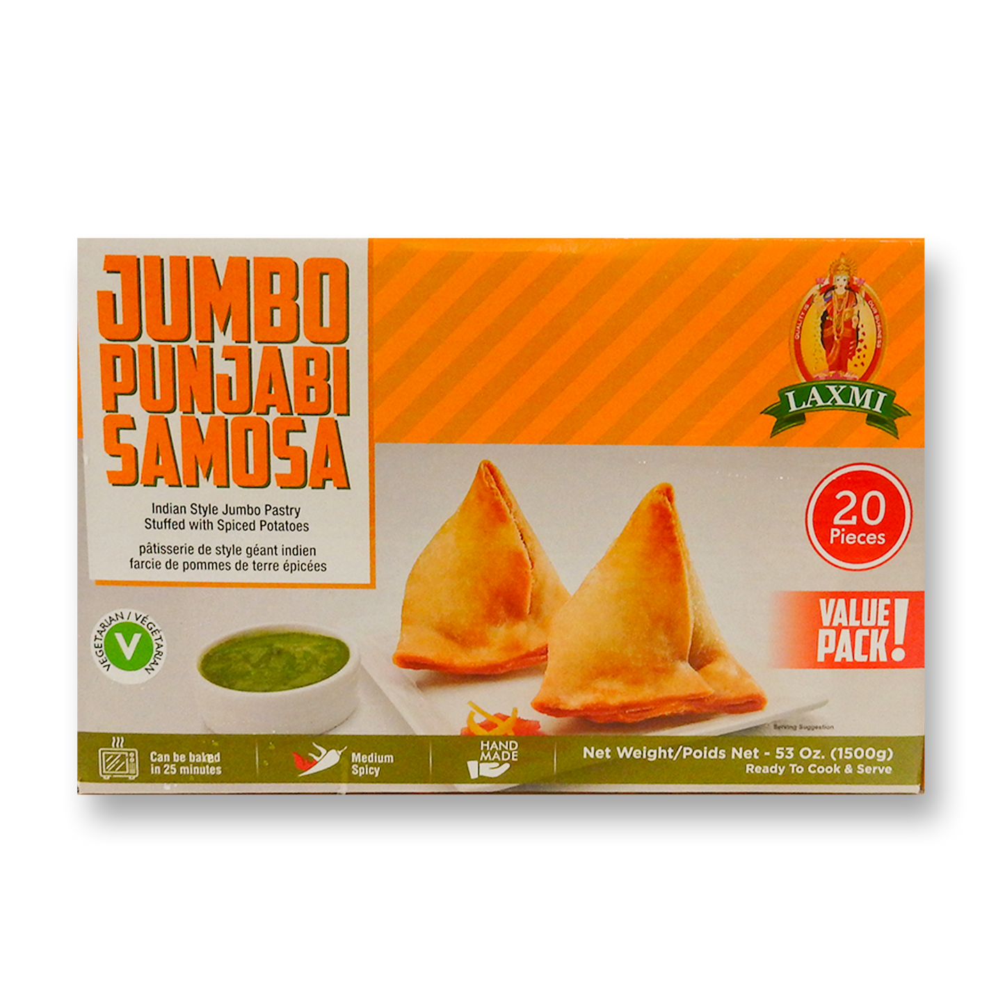 Laxmi Punjabi Samosa 20 Pc.