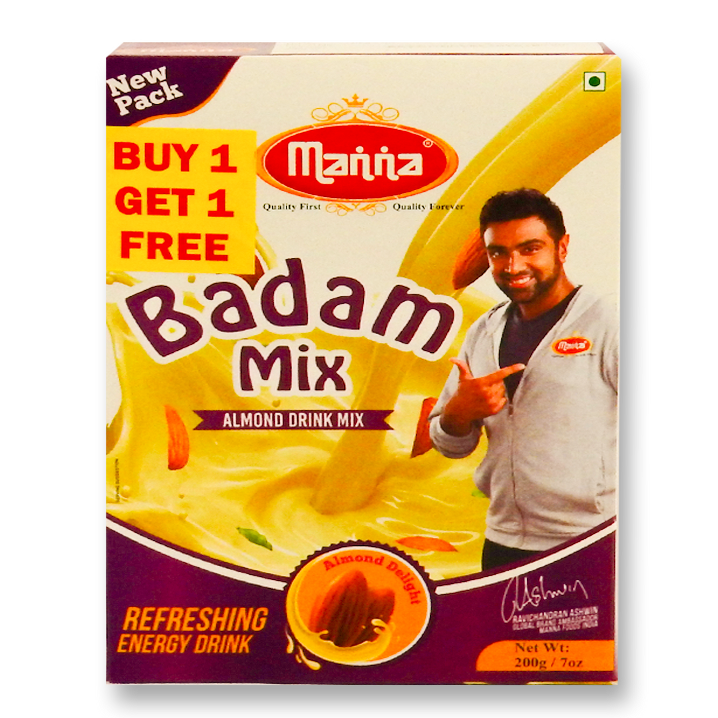 Manna Badam Mix 7 Oz.