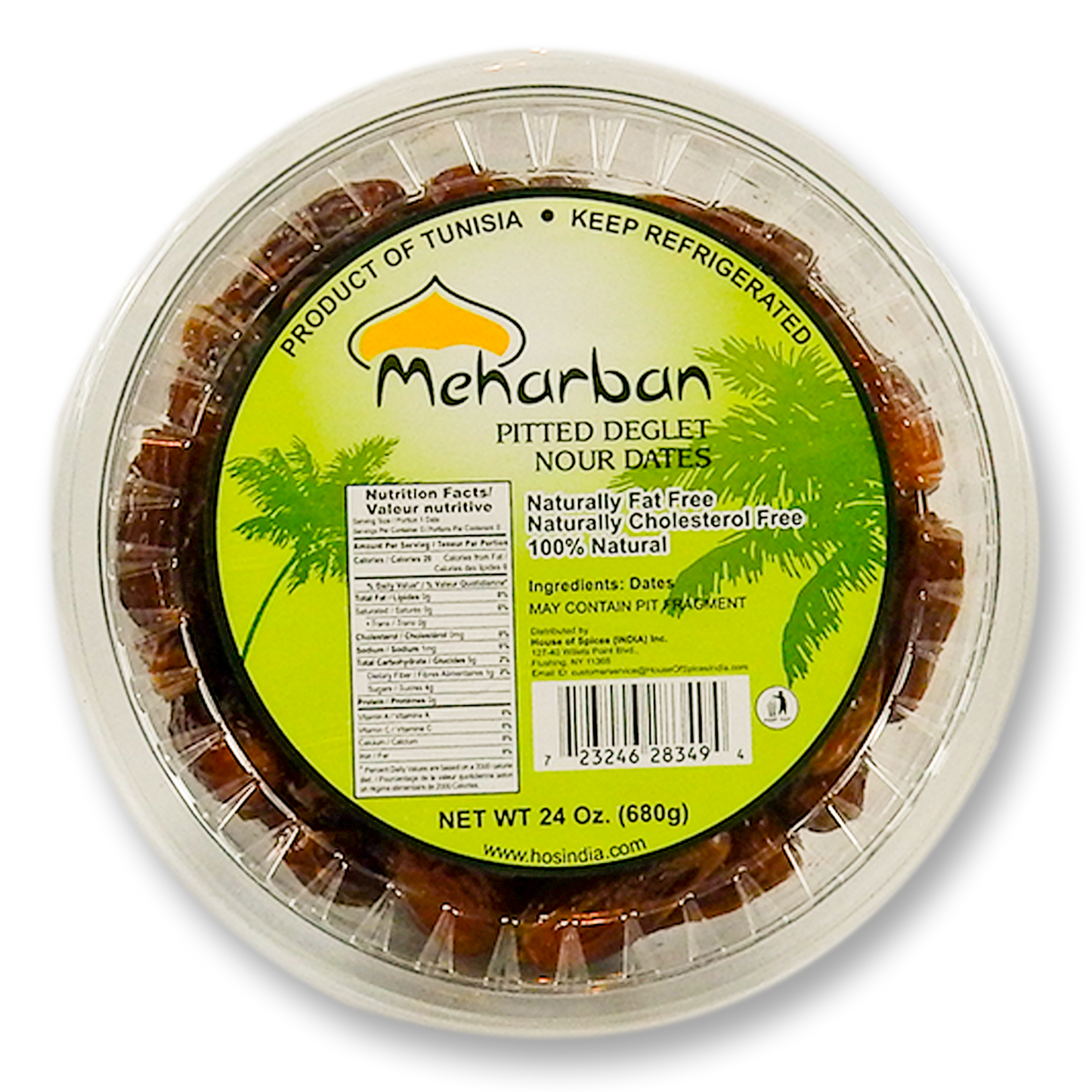 Meharban Pitted Dates 24 Oz.