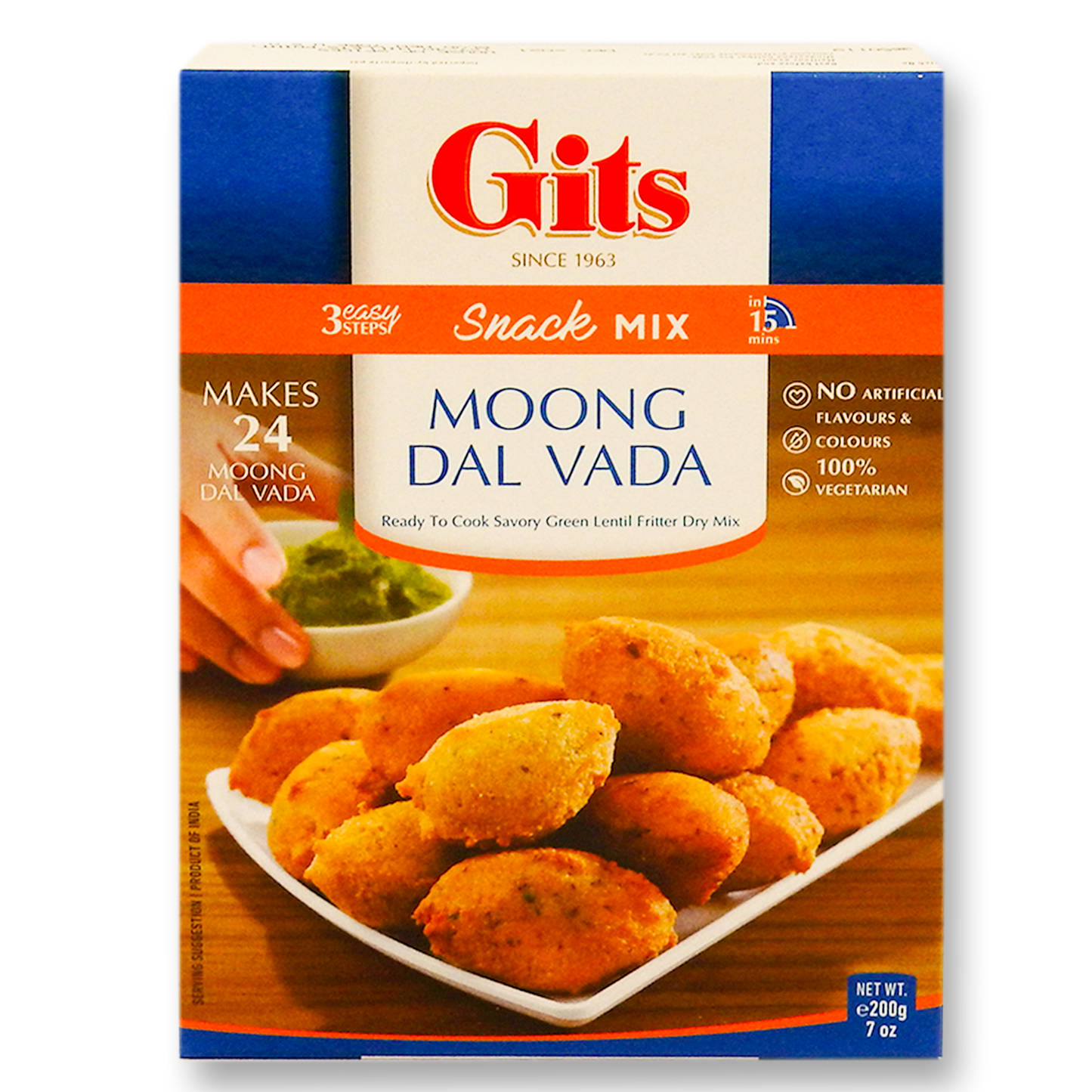 Gits Moong Dal Vada 200 Gm.