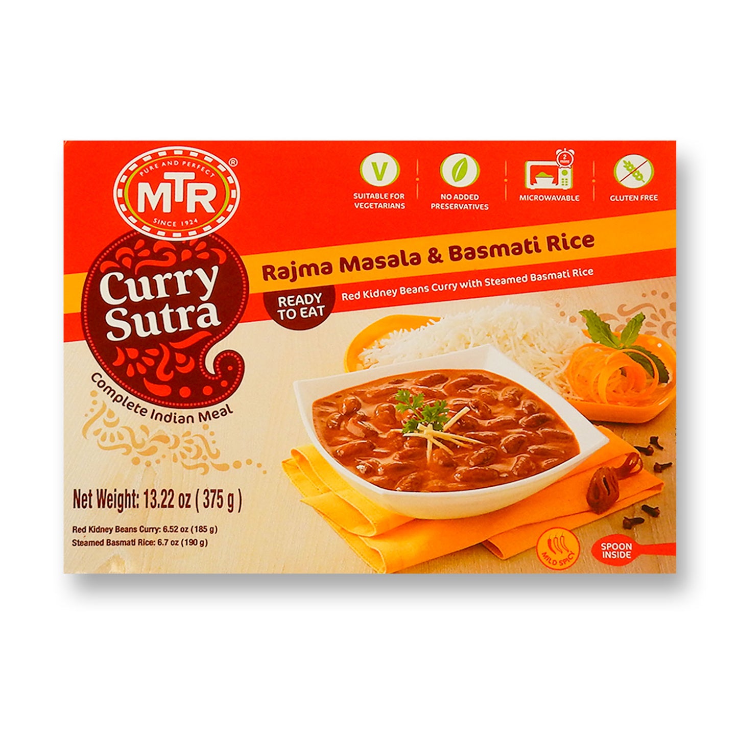 MTR Rajma Masala & Rice 10.58 Oz.