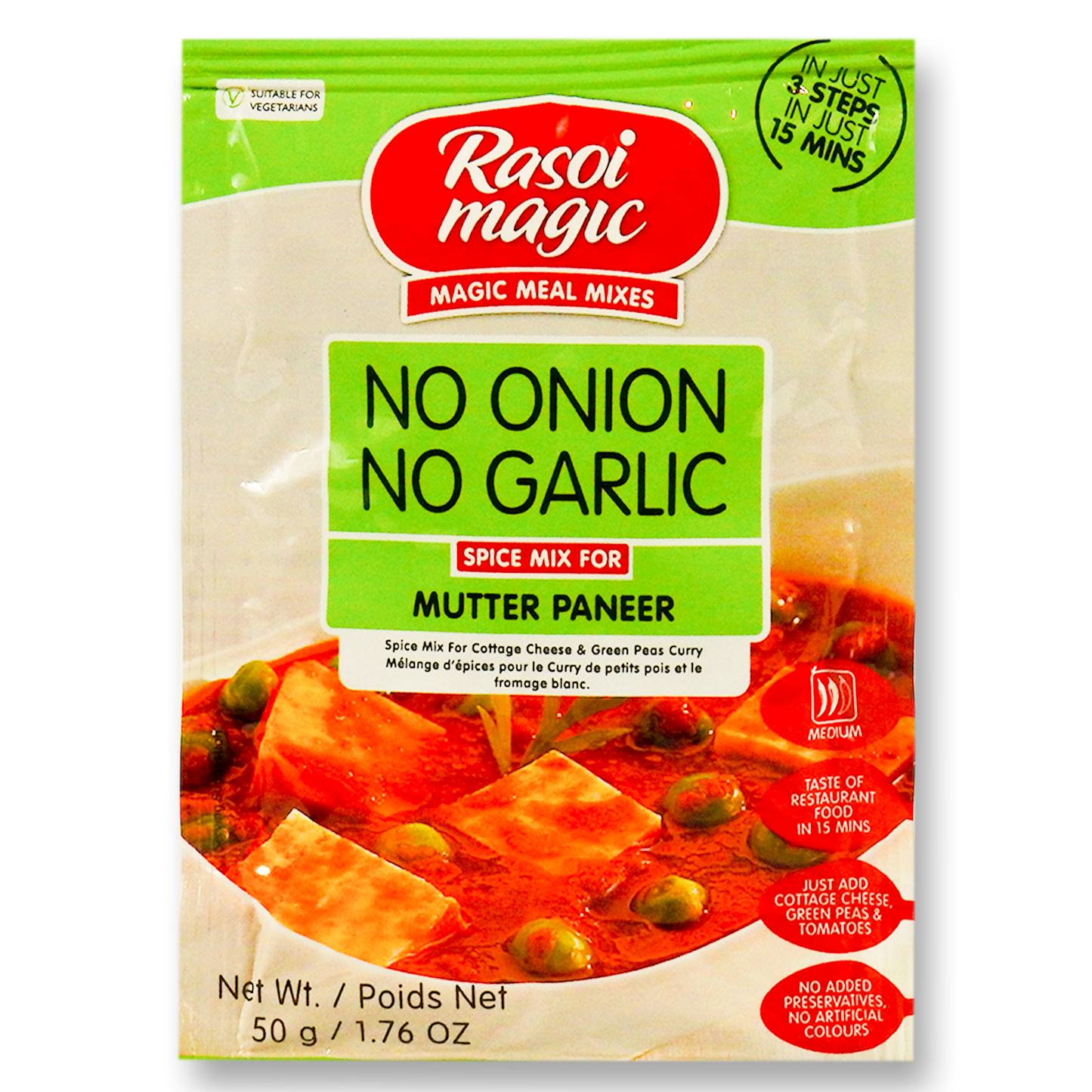 Rasoi Magic Mutter Paneer Masala 50 Gm.