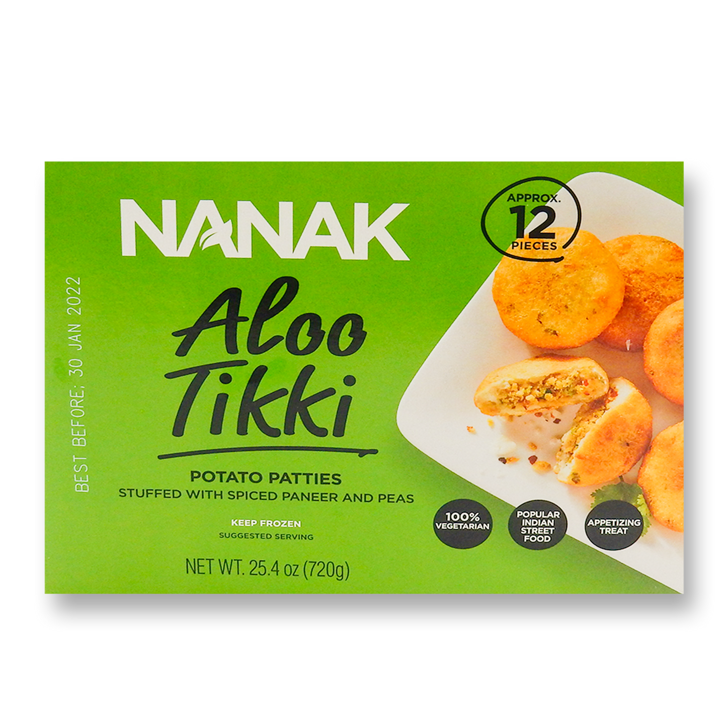 Nanak Aloo Tikki (12 Pc) 720 Gm.