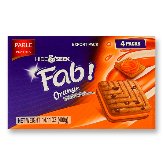 Parle Hide & Seek Fab Orange 400 Gm.