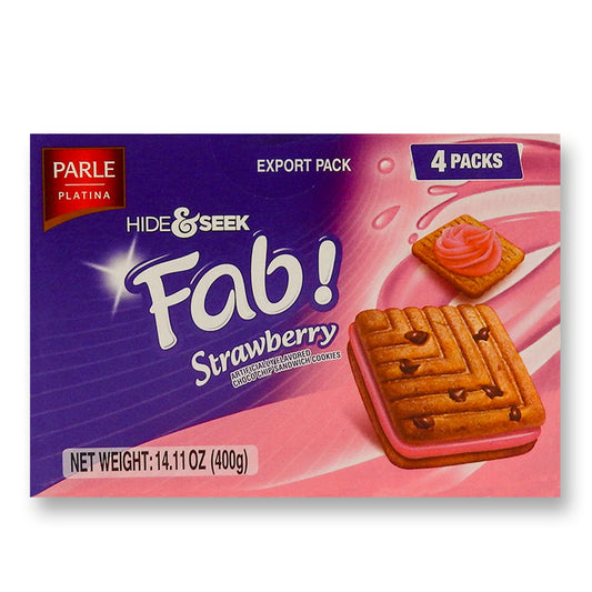 Parle Hide & Seek Fab Strawberry Biscuits 400 Gm.