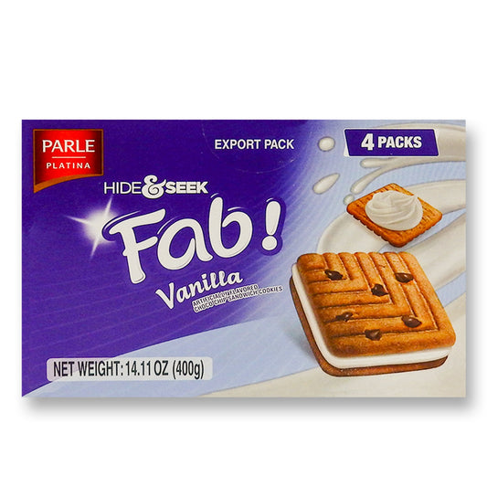 Parle Hide & Seek Fab Vanila Biscuits 400 Gm.