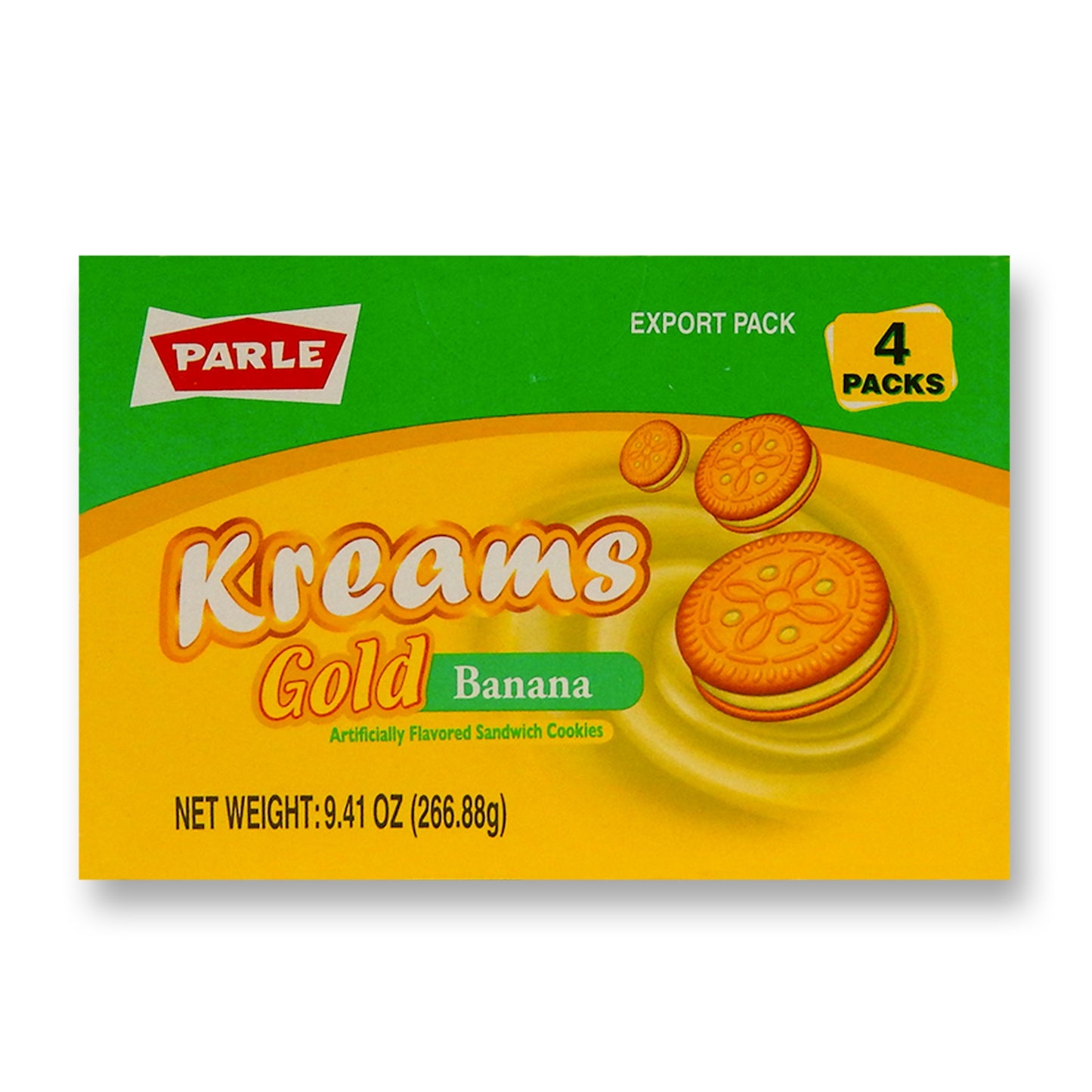 Parle Kream Gold Banana Biscuits 266 Gm.