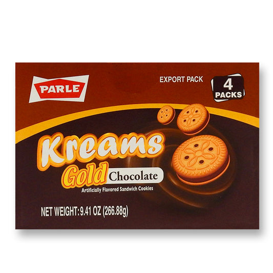 Parle Kream Gold Chocolate Biscuits 266 Gm.