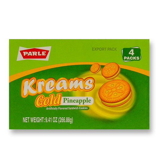 Parle Kream Gold Pineapple Biscuits 266 Gm.