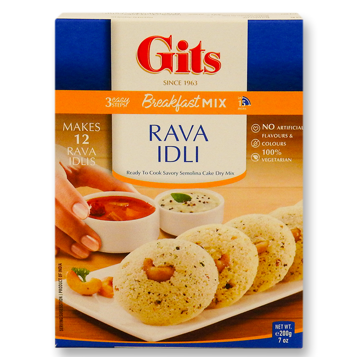 Gits Rava Idli 200 Gm.