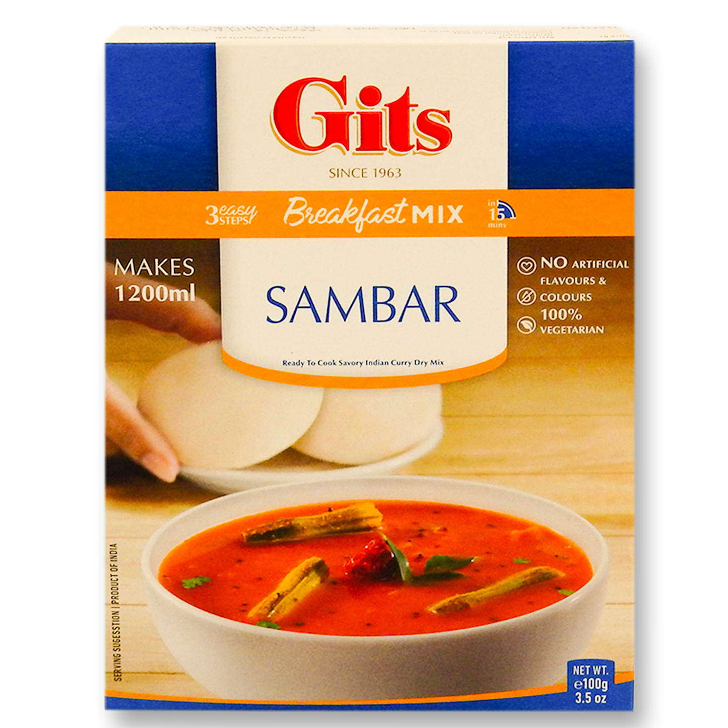 Gits Sambhar Mix 3.5 Oz.