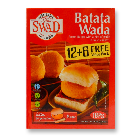 Swad Batata Vada (Frozen) 1.08 Kg.