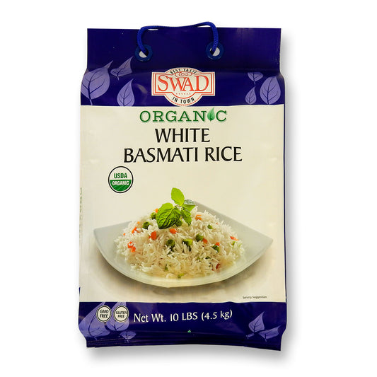 Swad Organic Basmati Rice 10 Lb.