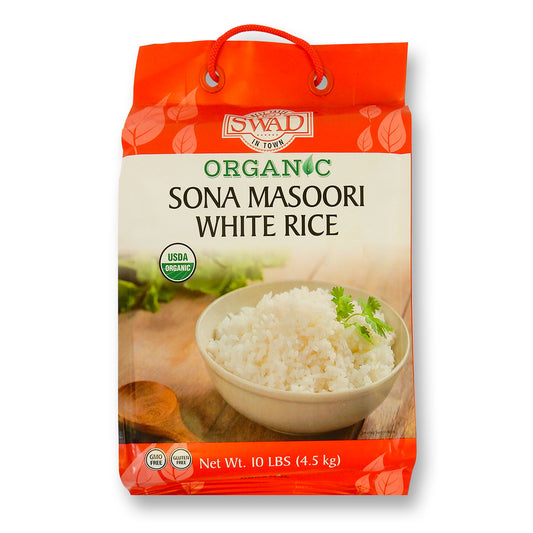 Swad Organic Sona Masoori Rice 10 Lb.