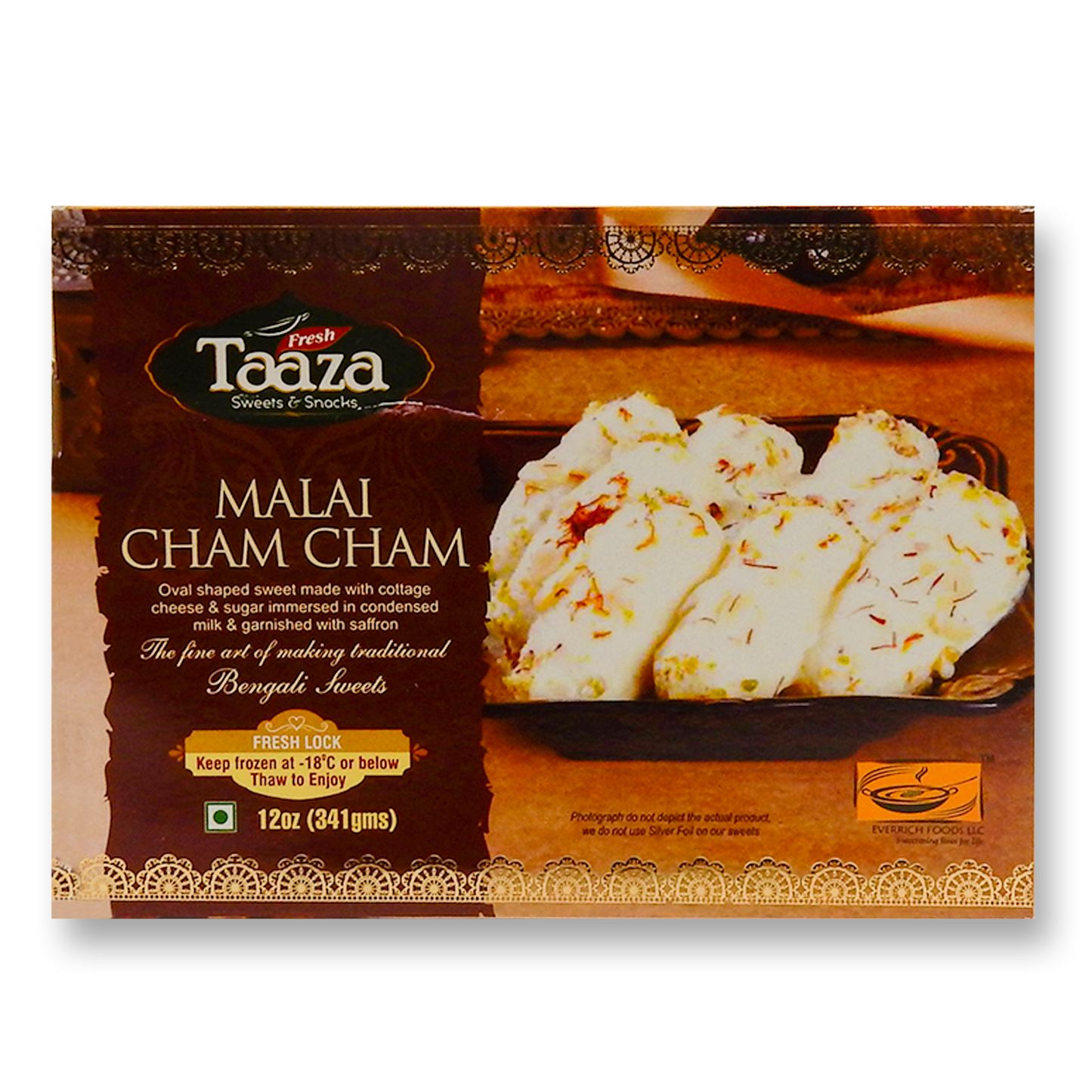 Taaza Malai Cham Cham 341 Gm.