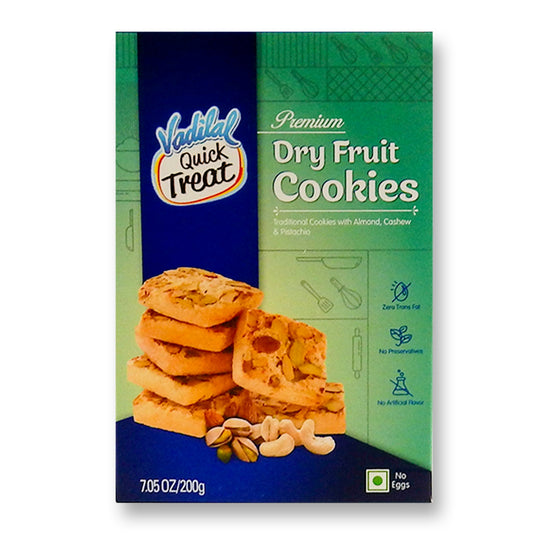 Vadilal Dry Fruit Cookies 7.5 Oz.