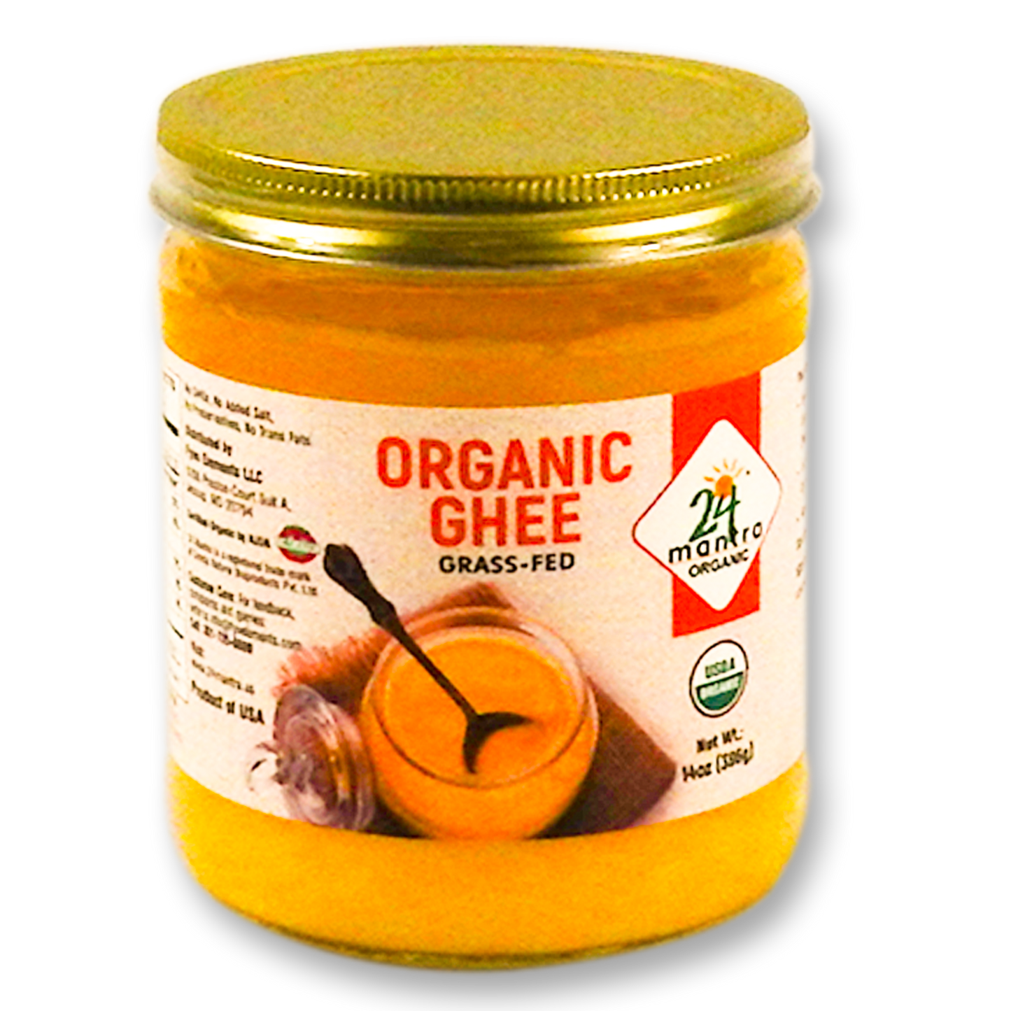 24 Mantra Organic Ghee 14 Oz.