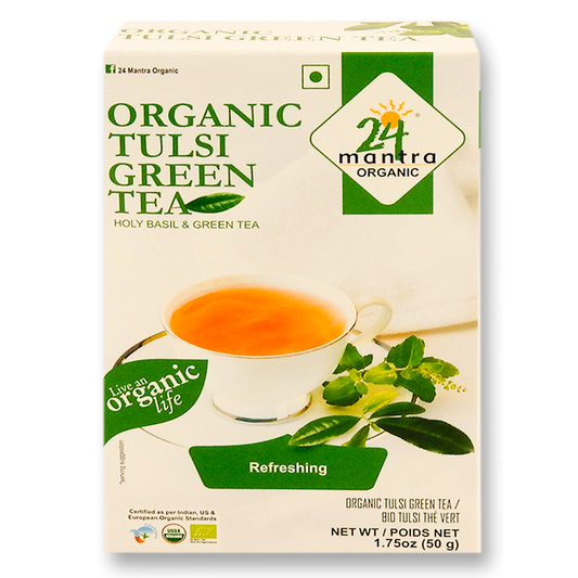 24 Mantra Organic Tulsi Green Tea 50 Gm.